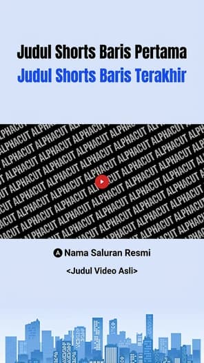 Template Shorts Newsletter - Desain gaya newsletter