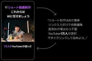 AI自動字幕生成機能 - 音声認識でショート字幕を自動生成